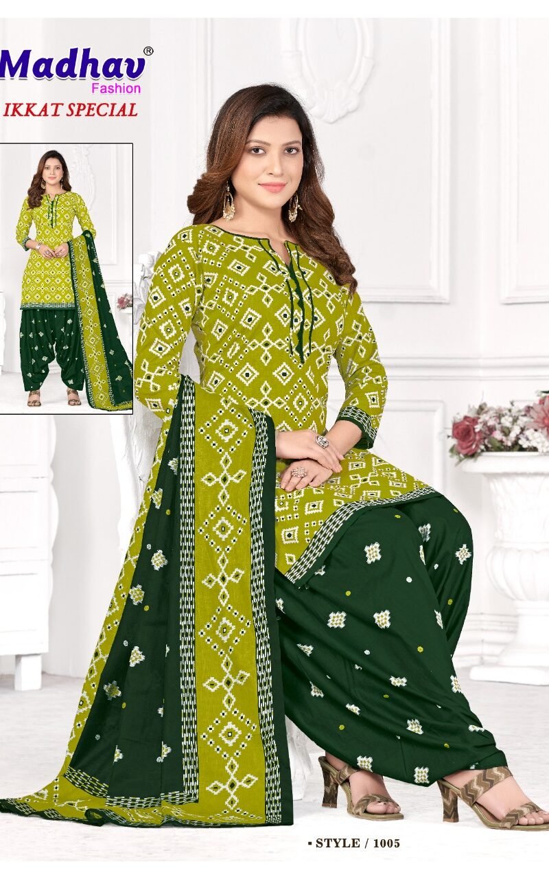 Ikkat Special Vol 1 Madhav Wholesale Cotton Dress Material