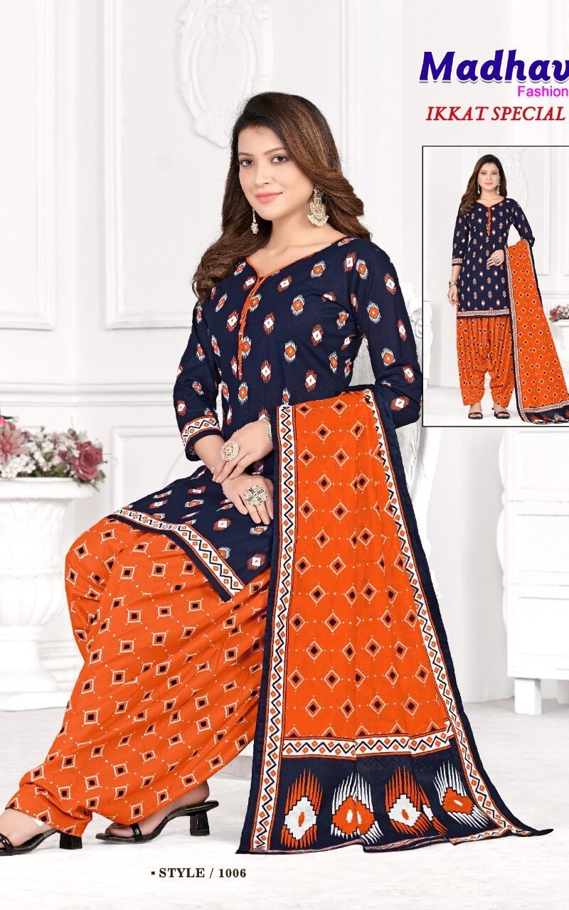 Ikkat Special Vol 1 Madhav Wholesale Cotton Dress Material