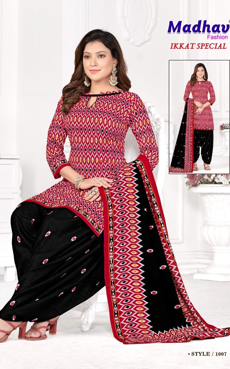 Ikkat Special Vol 1 Madhav Wholesale Cotton Dress Material