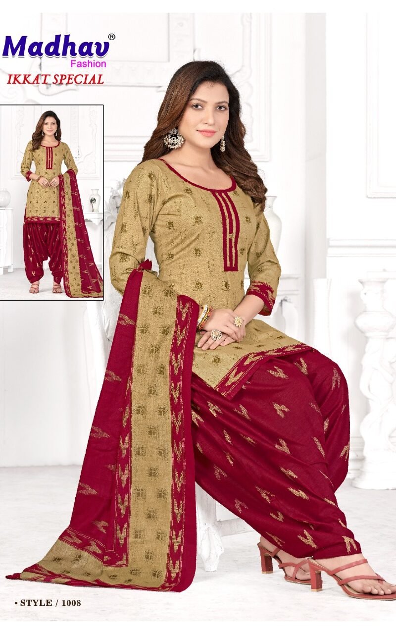 Ikkat Special Vol 1 Madhav Wholesale Cotton Dress Material