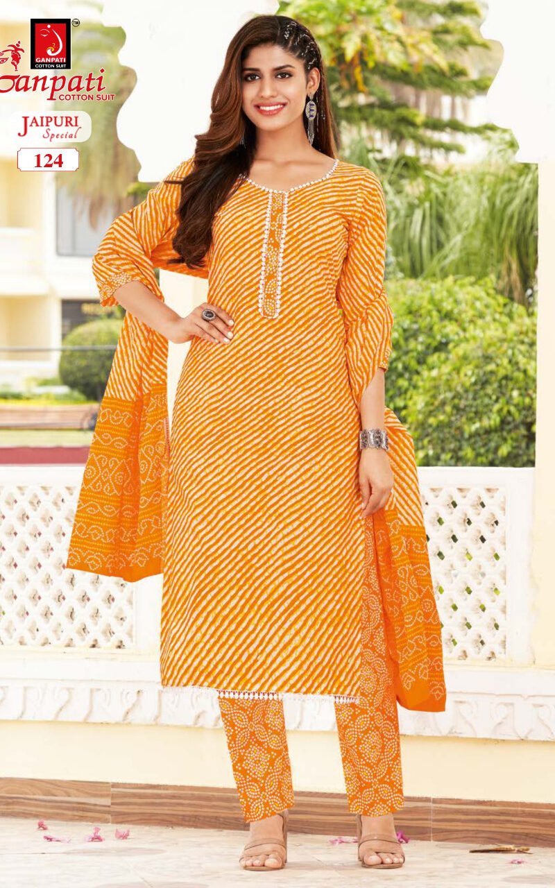 Jaipuri Vol 2 Ganpati Wholesale Cotton Dress Material