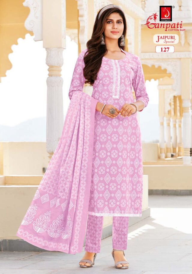 Jaipuri Vol 2 Ganpati Wholesale Cotton Dress Material