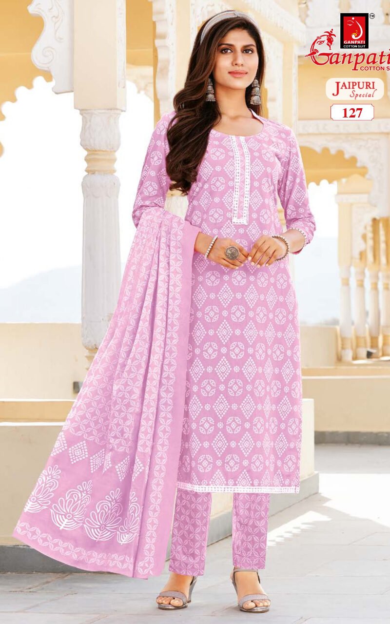 Jaipuri Vol 2 Ganpati Wholesale Cotton Dress Material