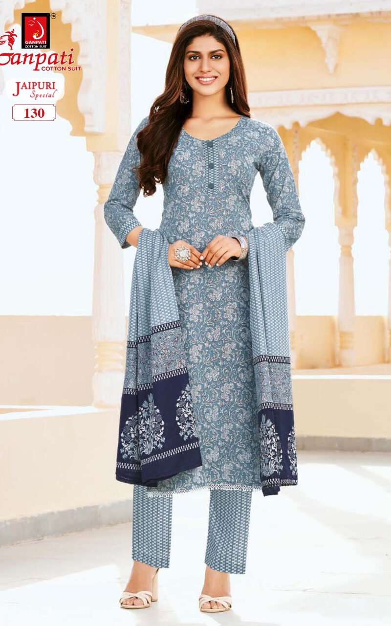 Jaipuri Vol 2 Ganpati Wholesale Cotton Dress Material