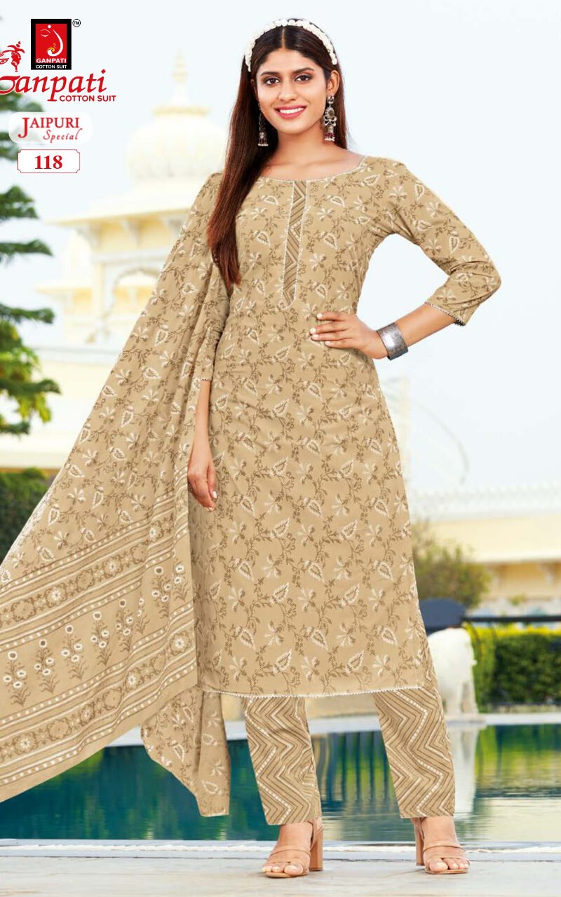 Jaipuri Vol 2 Ganpati Wholesale Cotton Dress Material