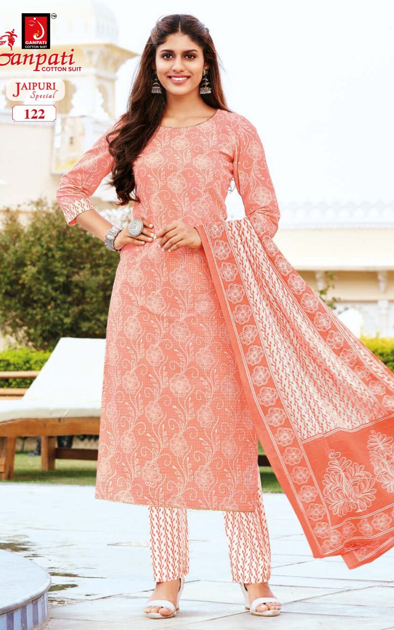 Jaipuri Vol 2 Ganpati Wholesale Cotton Dress Material