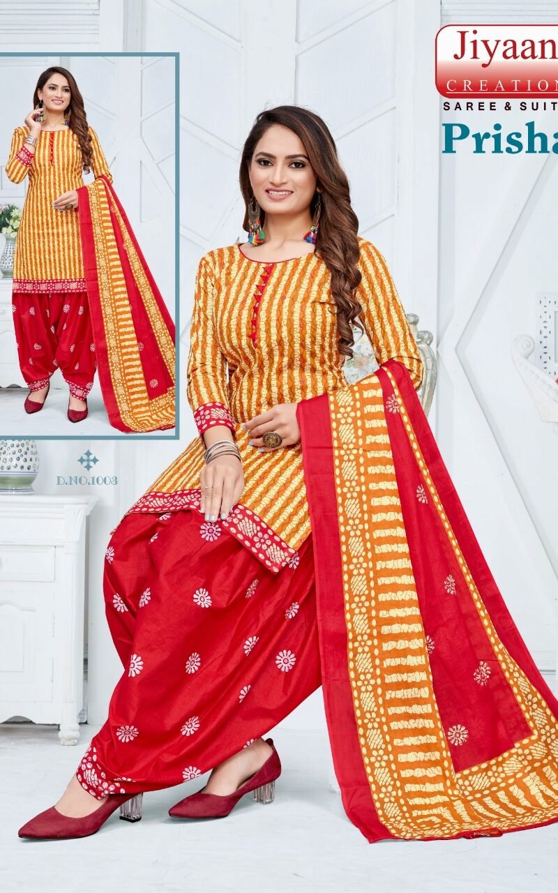 Jiyaan Prisha Wholesale Cotton Dress Material