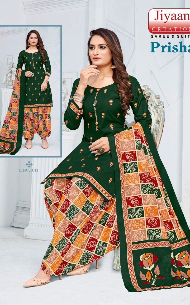 Jiyaan Prisha Wholesale Cotton Dress Material