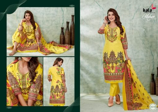 Kala Mehar Vol 8 Wholesale Cotton Dress Material