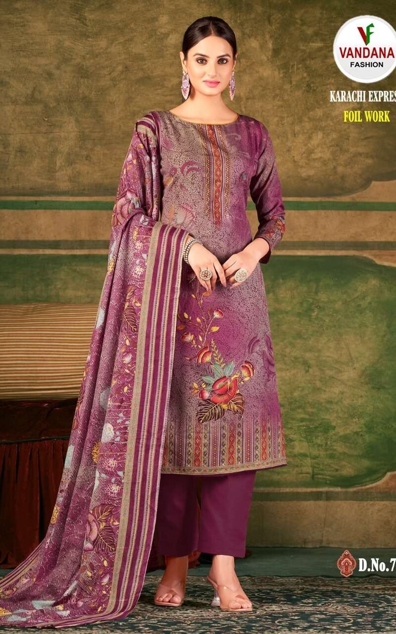 Karachi Express Vandana Wholesale Cotton Dress Material