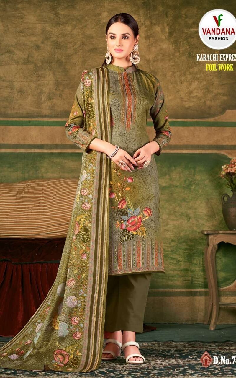 Karachi Express Vandana Wholesale Cotton Dress Material