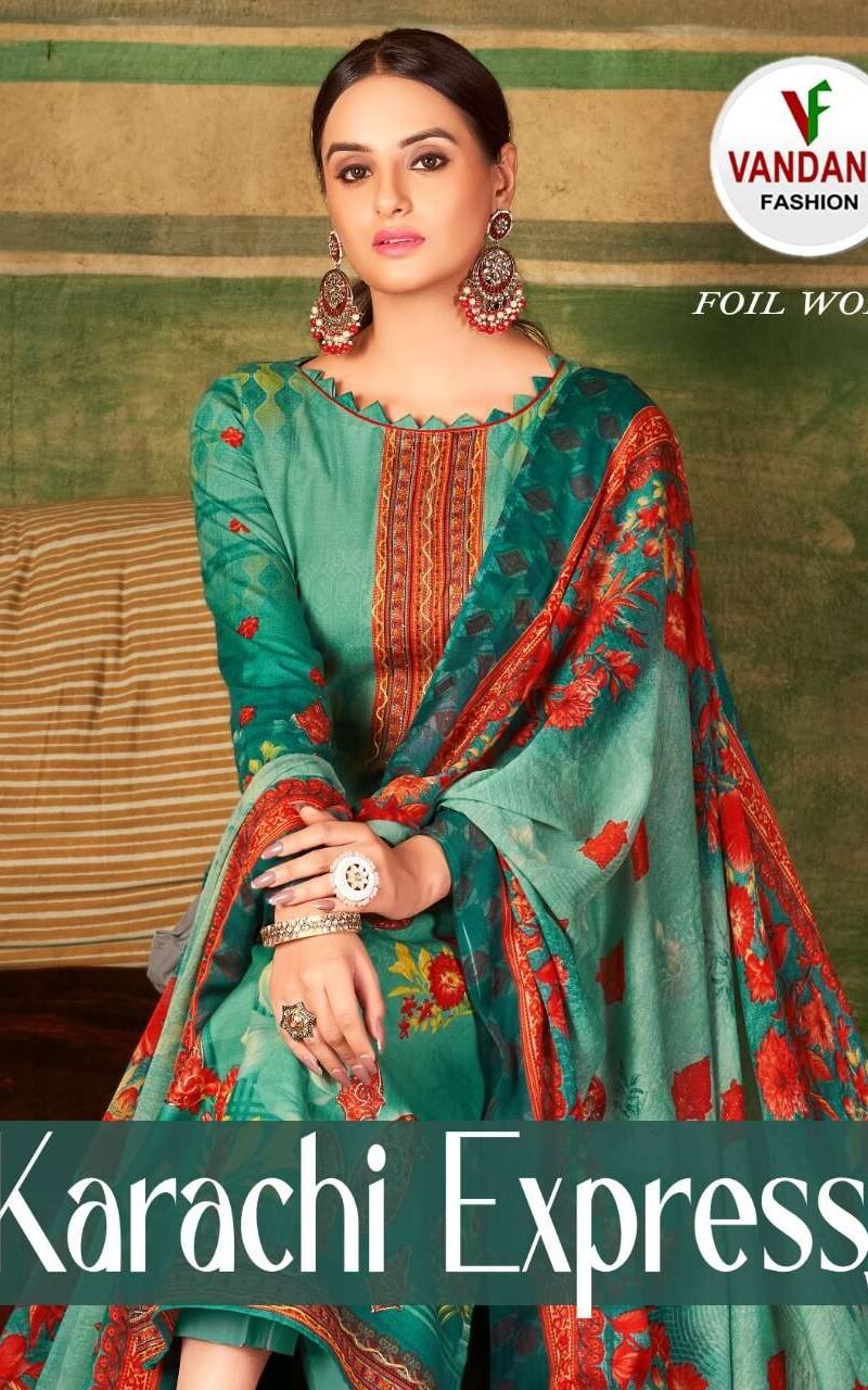 Karachi Express Vandana Wholesale Cotton Dress Material