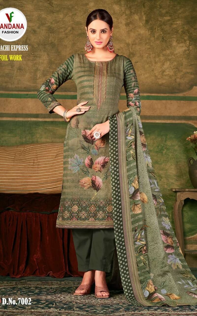 Karachi Express Vandana Wholesale Cotton Dress Material
