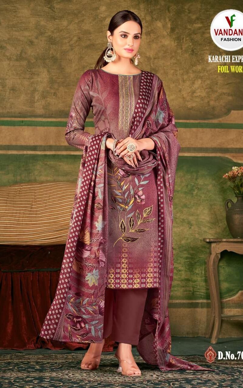 Karachi Express Vandana Wholesale Cotton Dress Material