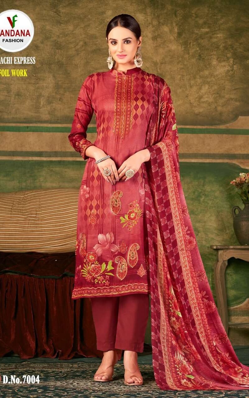 Karachi Express Vandana Wholesale Cotton Dress Material