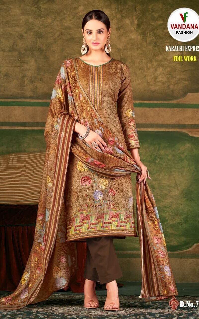 Karachi Express Vandana Wholesale Cotton Dress Material