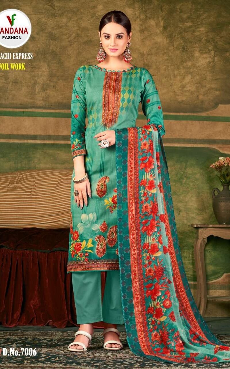 Karachi Express Vandana Wholesale Cotton Dress Material