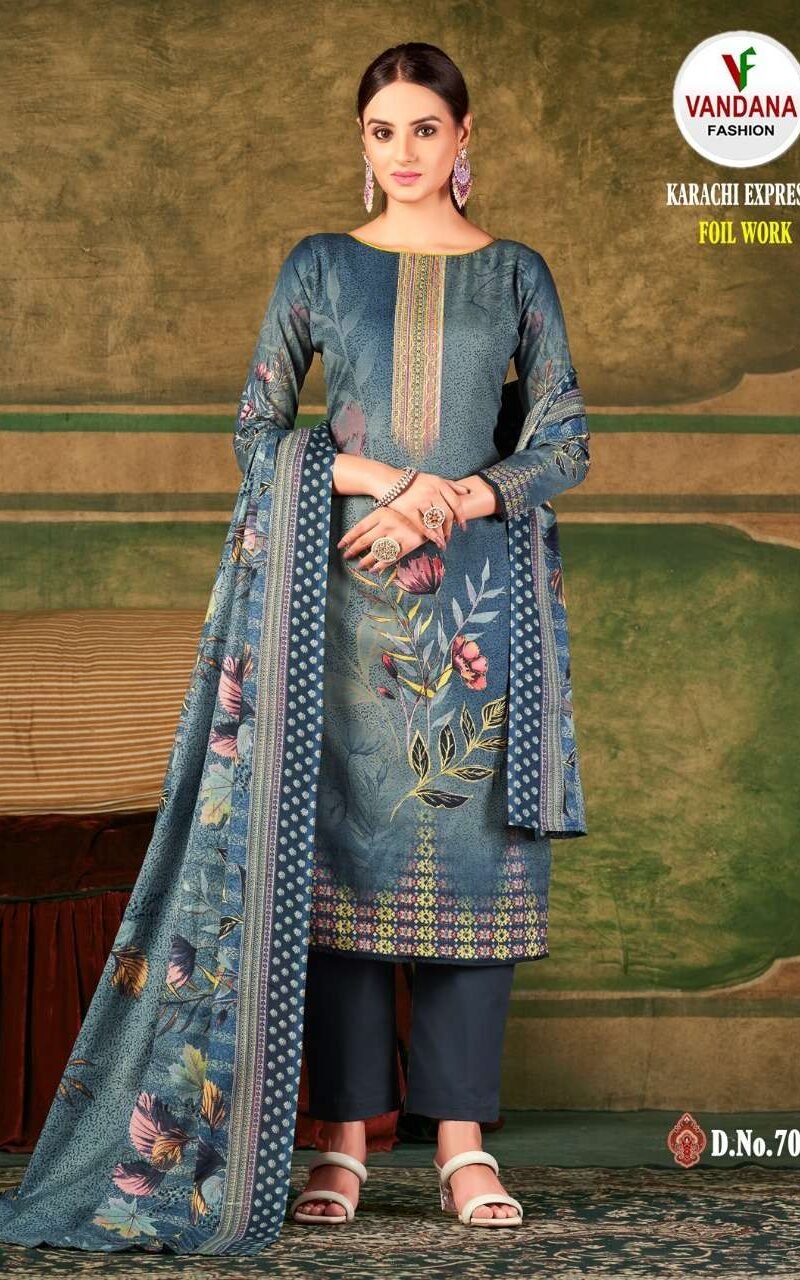 Karachi Express Vandana Wholesale Cotton Dress Material