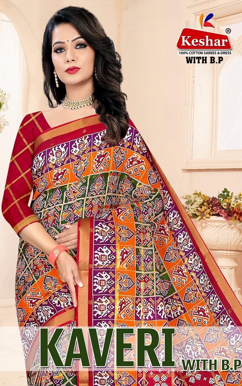 Kesar Kaveri With B.P. Vol 1 Surat Saree Wholesale Market - Wholesale Saree