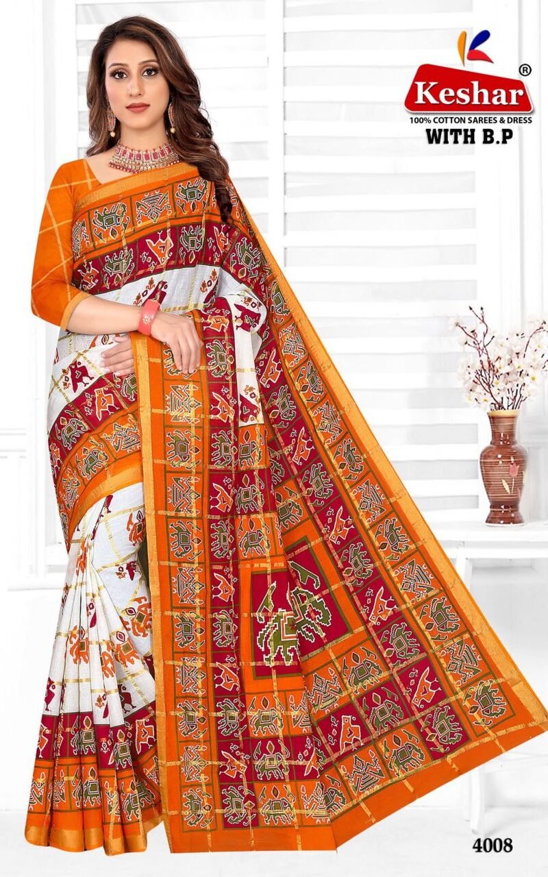 Kesar Kusum With B.P. Vol 1 Wholesale Market Surat Saree - Wholesale Saree