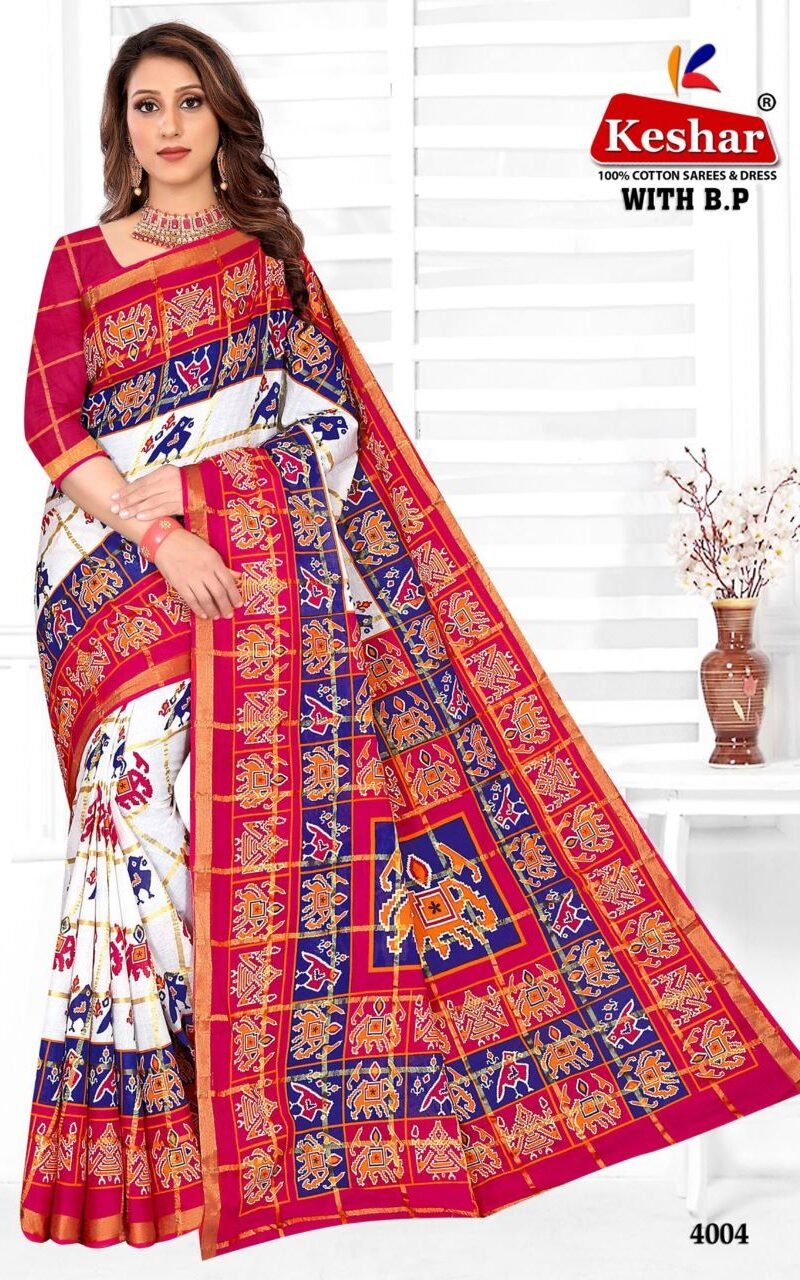 Kesar Kusum With B.P. Vol 1 Wholesale Market Surat Saree - Wholesale Saree