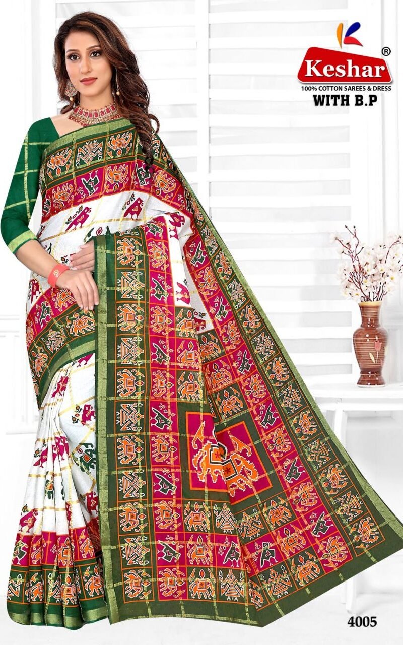 Kesar Kusum With B.P. Vol 1 Wholesale Market Surat Saree - Wholesale Saree