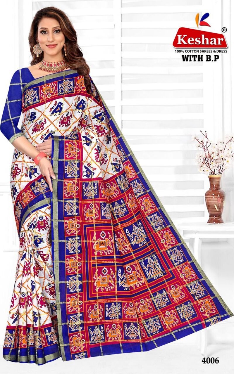 Kesar Kusum With B.P. Vol 1 Wholesale Market Surat Saree - Wholesale Saree