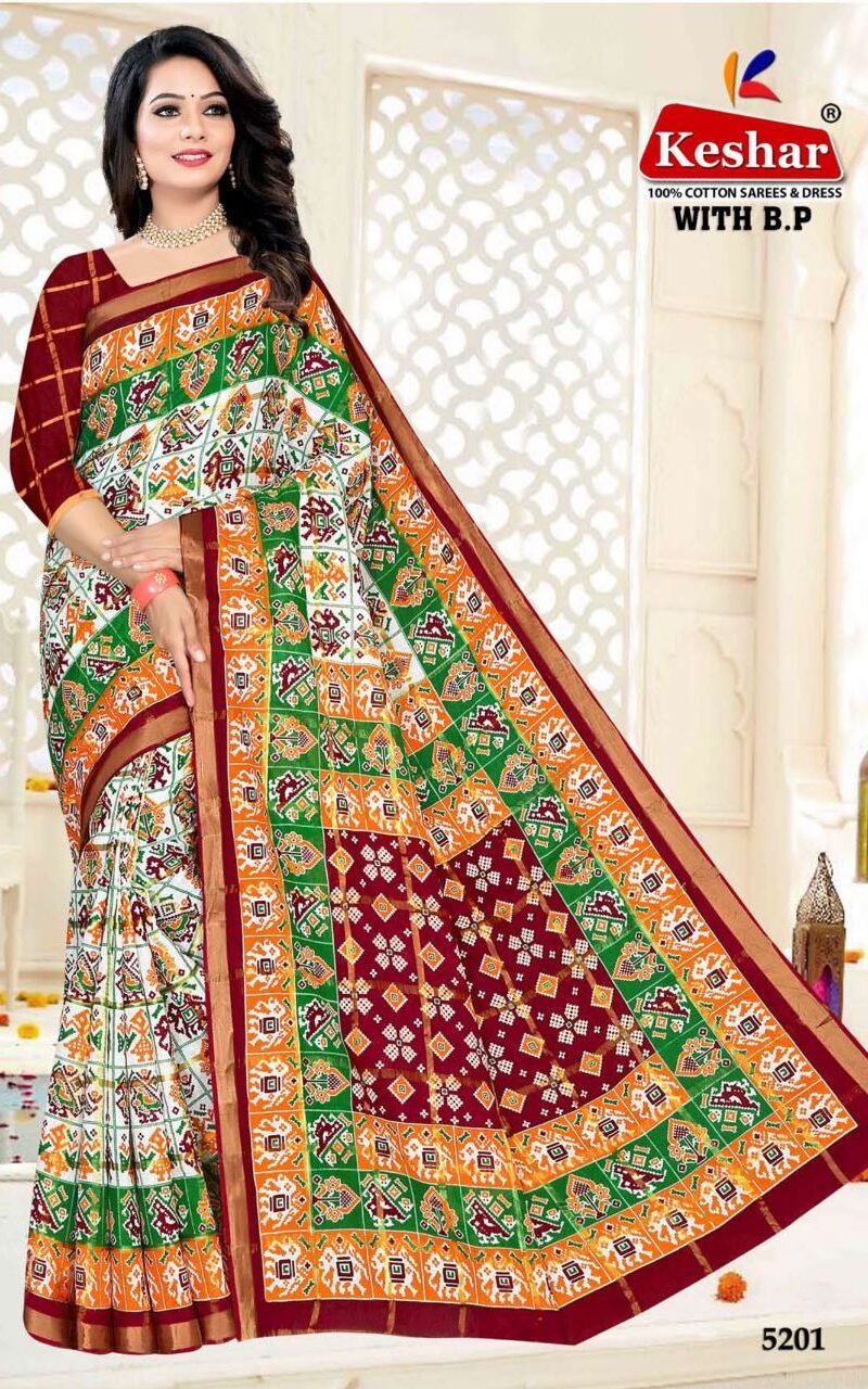Kesar Saree Patola Vol 1 Wholesale Saree In Surat Market - Wholesale Saree