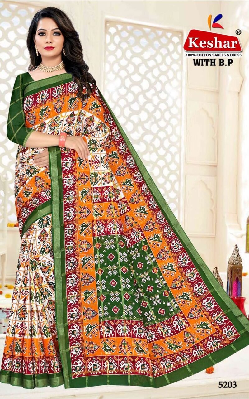 Kesar Saree Patola Vol 1 Wholesale Saree In Surat Market - Wholesale Saree
