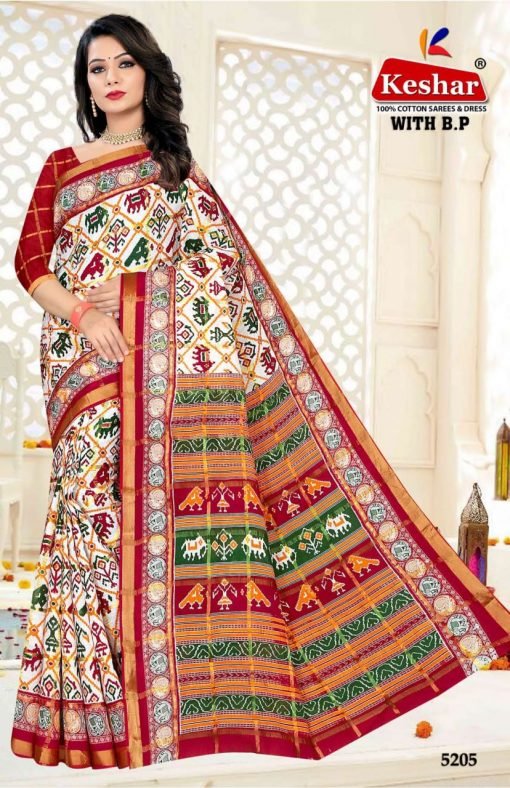 Kesar Saree Patola Vol 1 Wholesale Saree In Surat Market - Wholesale Saree