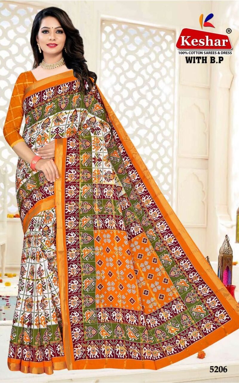 Kesar Saree Patola Vol 1 Wholesale Saree In Surat Market - Wholesale Saree