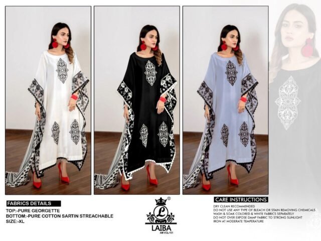 Laiba's Kaftan Collection Nx Readymade Pakistani Salwar Suits
