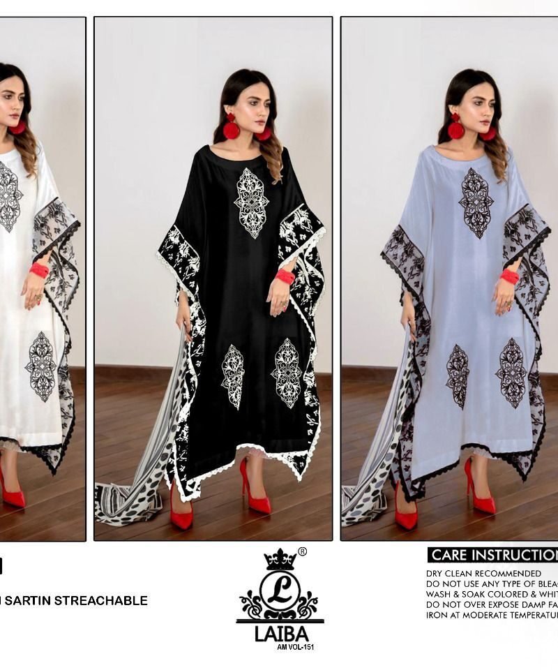 Laiba's Kaftan Collection Nx Readymade Pakistani Salwar Suits