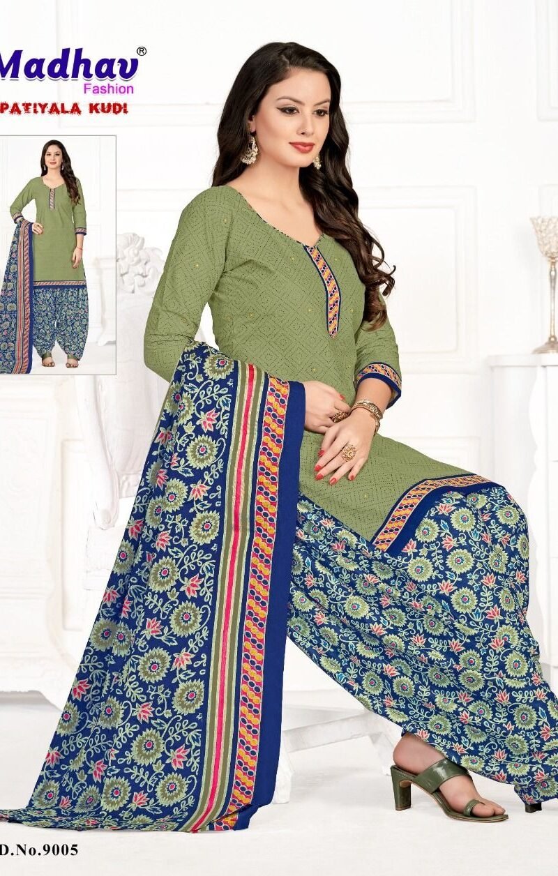Madhav Patiyala Kudi Vol 9 Wholesale Cotton Dress Material