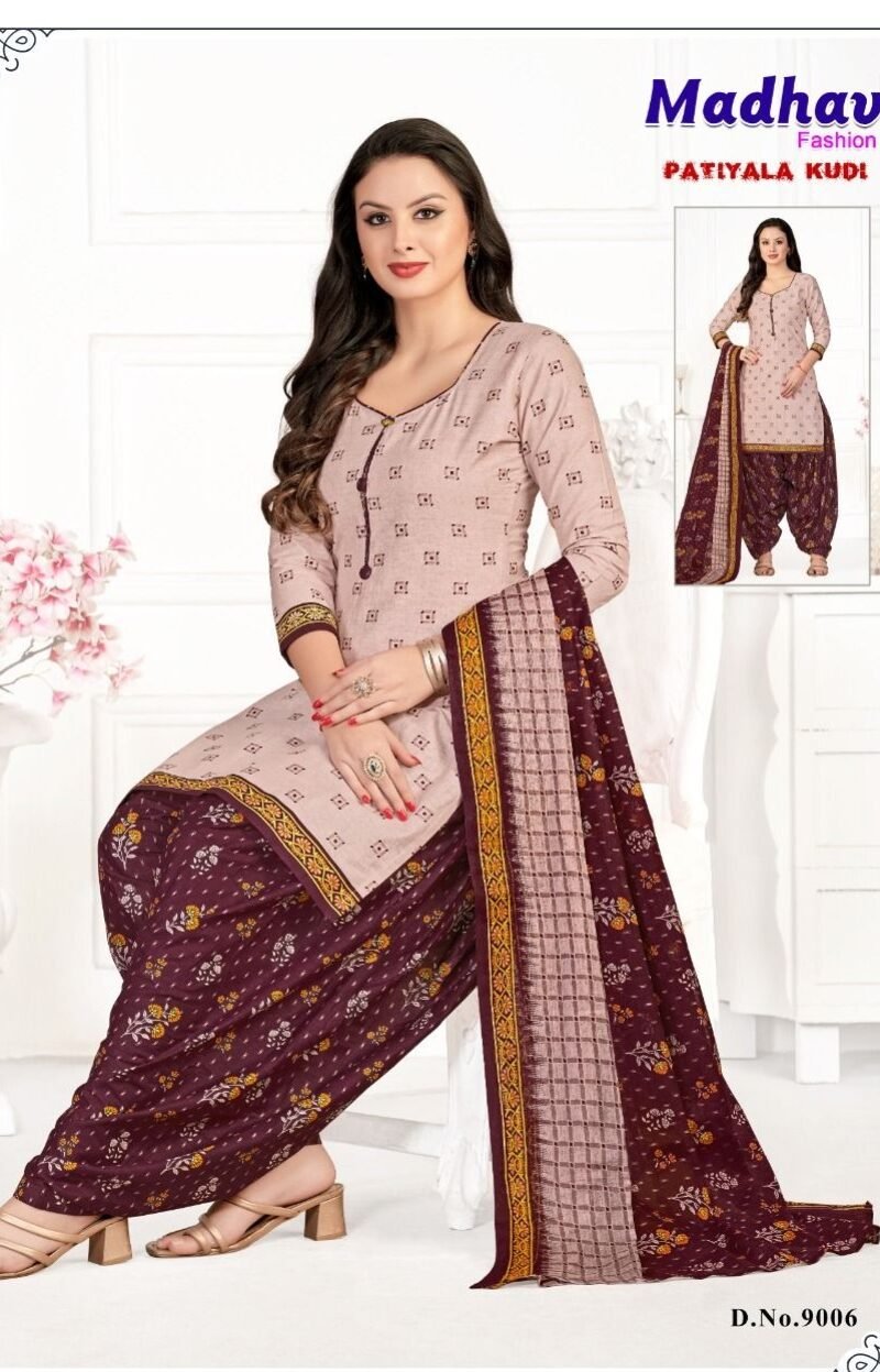 Madhav Patiyala Kudi Vol 9 Wholesale Cotton Dress Material