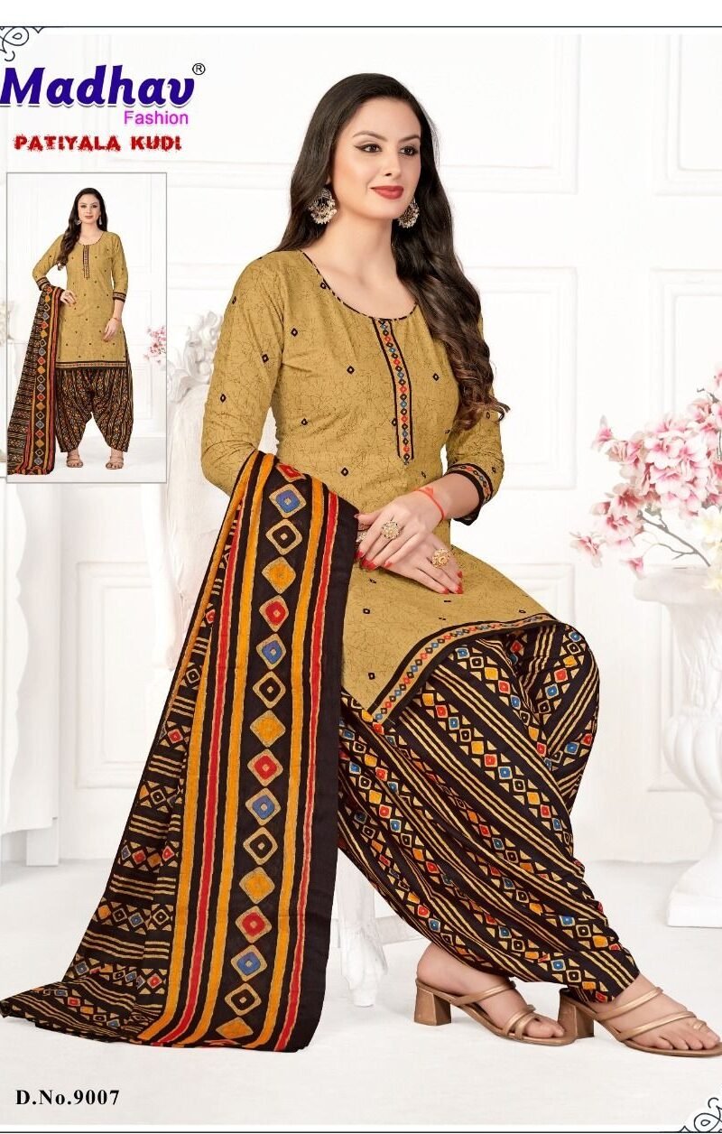 Madhav Patiyala Kudi Vol 9 Wholesale Cotton Dress Material
