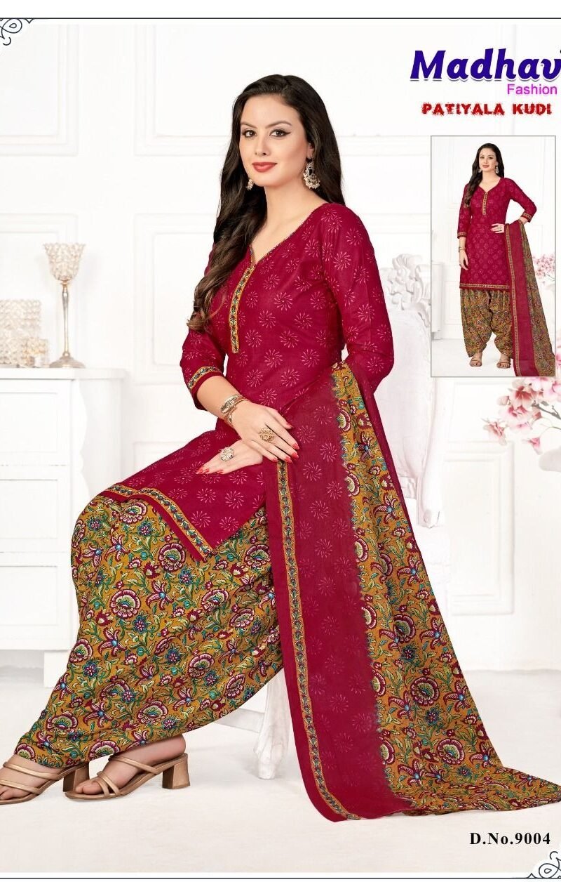 Madhav Patiyala Kudi Vol 9 Wholesale Cotton Dress Material
