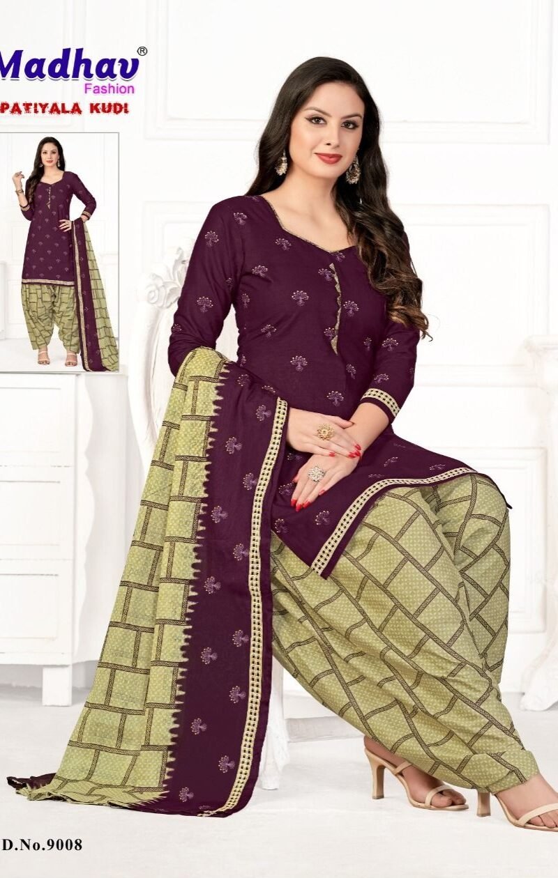 Madhav Patiyala Kudi Vol 9 Wholesale Cotton Dress Material