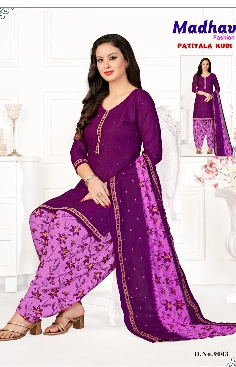 Madhav Patiyala Kudi Vol 9 Wholesale Cotton Dress Material