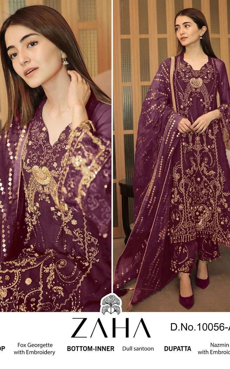 Malika Zaha Pakistani Salwar Suits