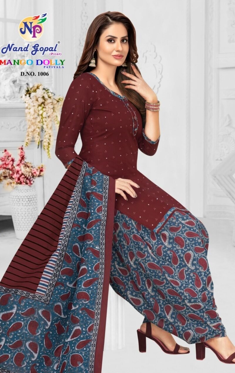 Mango Dolly Vol 1 Nand Gopal Wholesale Cotton Dress Material