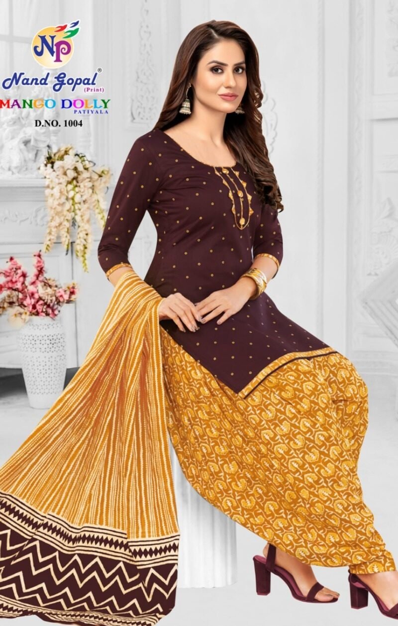 Mango Dolly Vol 1 Nand Gopal Wholesale Cotton Dress Material