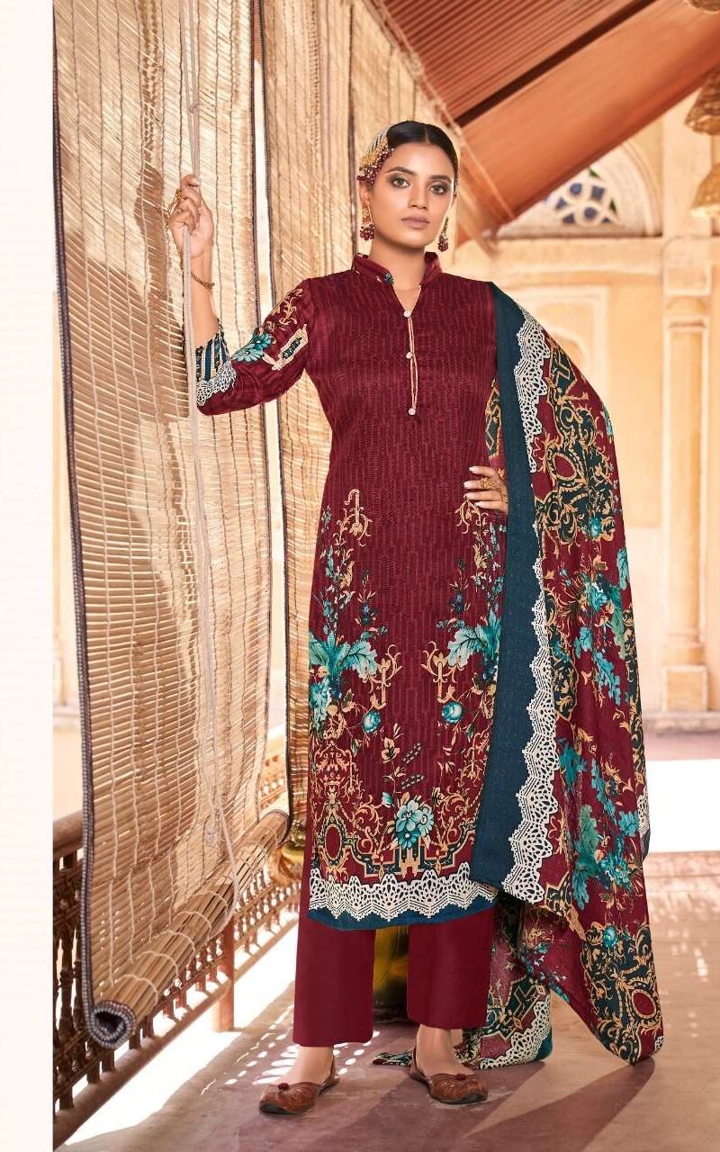 Maria M Print Levisha Pashmina Suits Wholesale Online