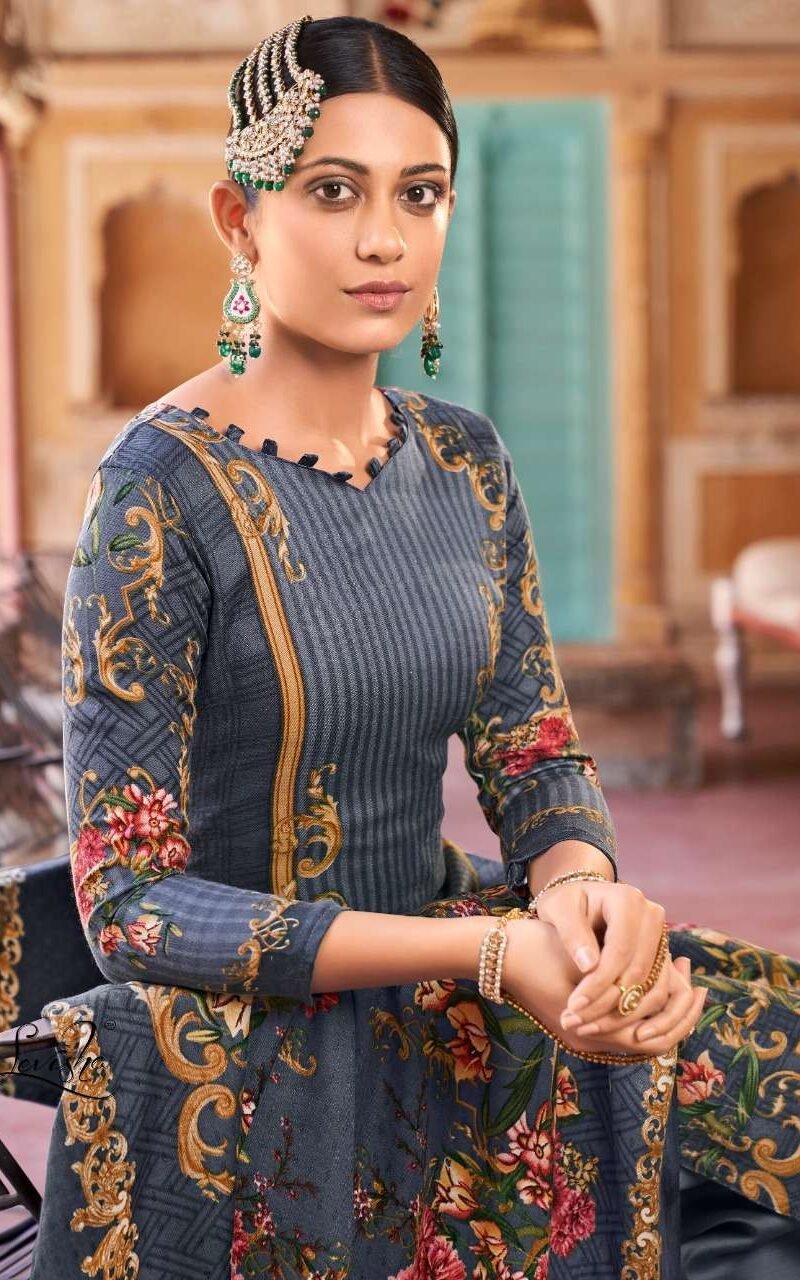 Maria M Print Levisha Pashmina Suits Wholesale Online