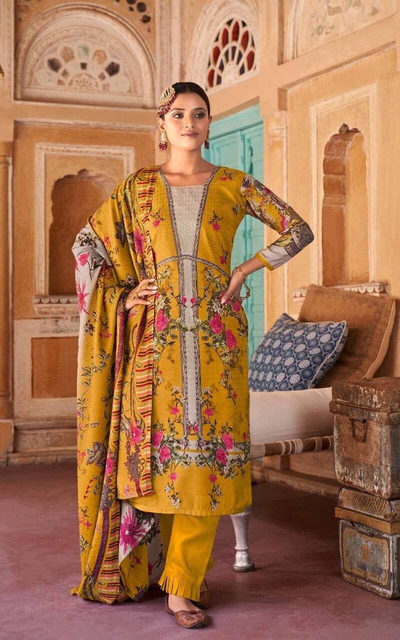 Maria M Print Levisha Pashmina Suits Wholesale Online