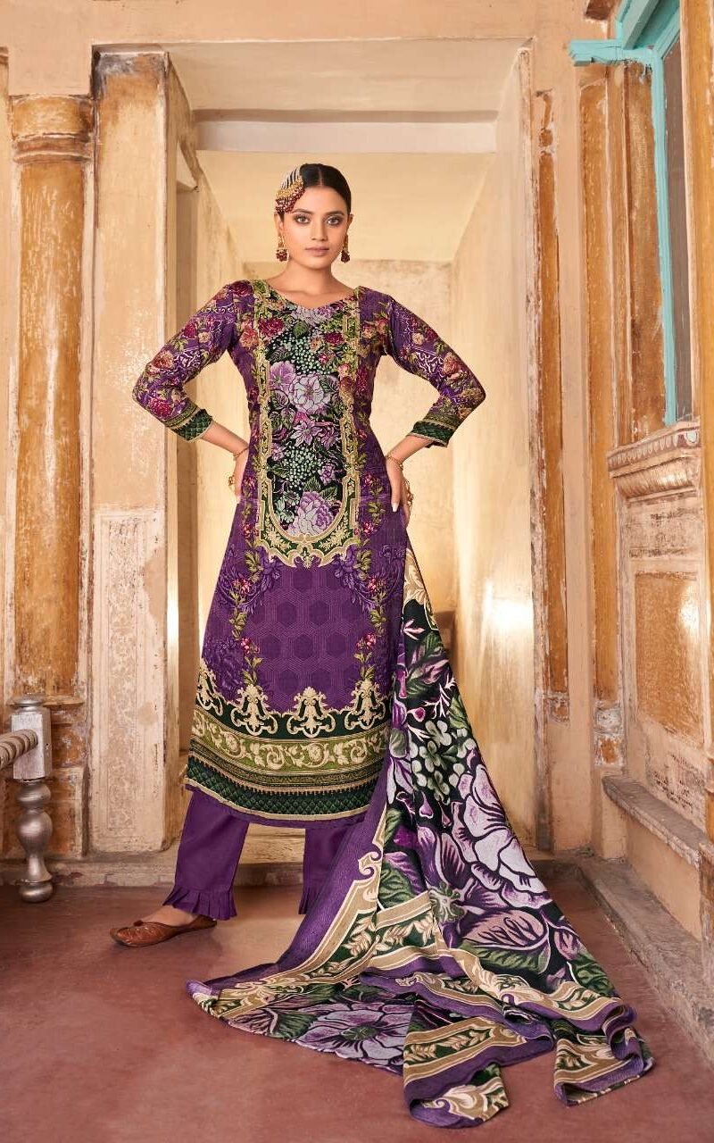 Maria M Print Levisha Pashmina Suits Wholesale Online