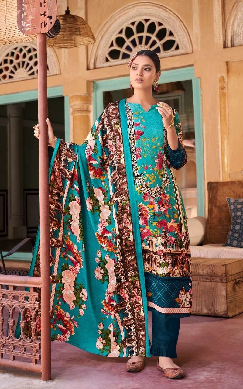 Maria M Print Levisha Pashmina Suits Wholesale Online