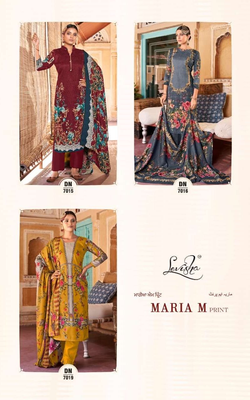 Maria M Print Levisha Pashmina Suits Wholesale Online