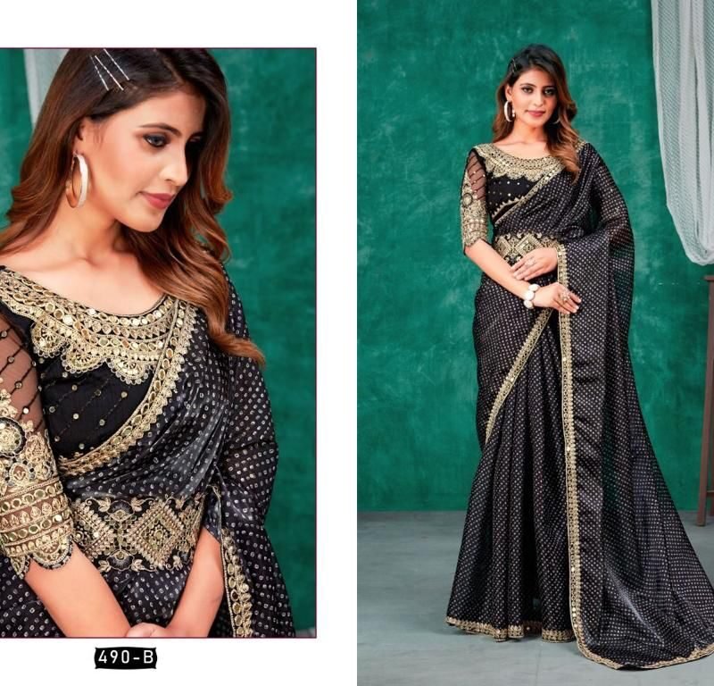 Mehek 490 Colour Surat Wholesale Market Saree - Wholesale Saree