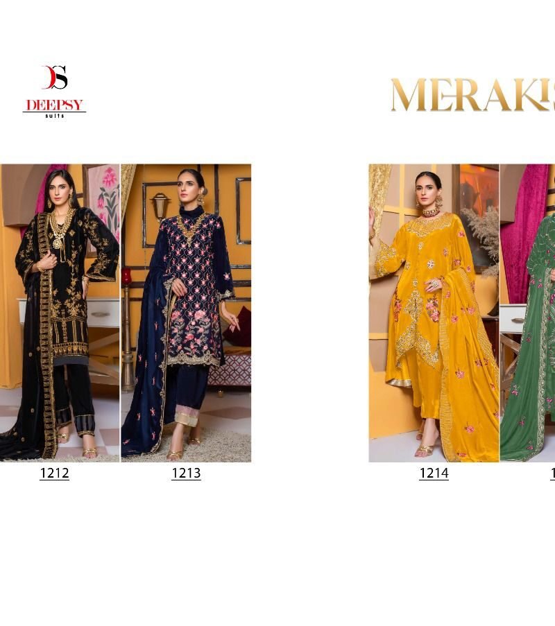 Merakish Deepsy Pashmina Suits Wholesale Online